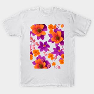 Vibrant Summer Flowers T-Shirt